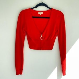 Camila Coelho red top!